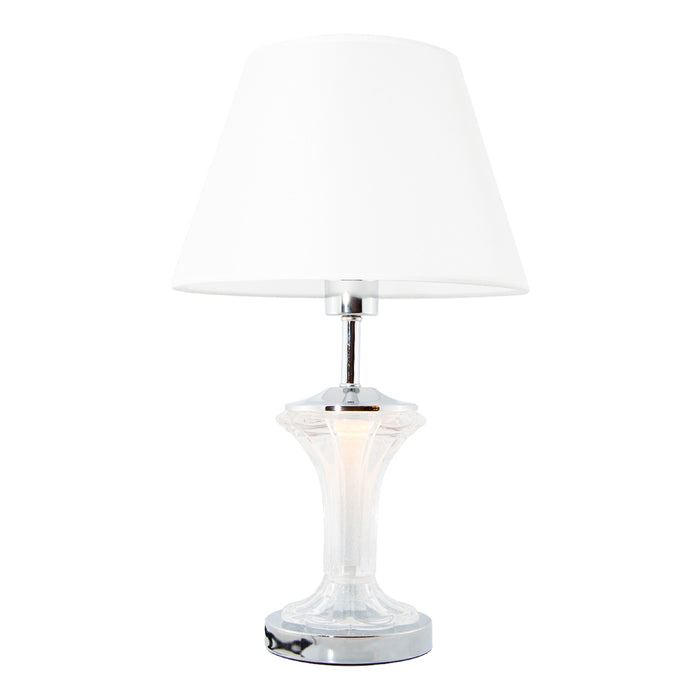 Lámpara de Mesa Clásico Blanco E27 60w 1 Luz