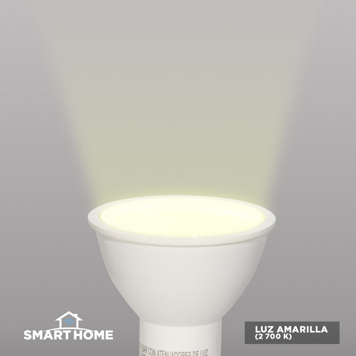 UME Luz LED de seguridad inteligente WiFi con sensor de movimiento para  exteriores, funciona con Alexa/Google/SmartThings, 3000 lúmenes, 2700-6500  K