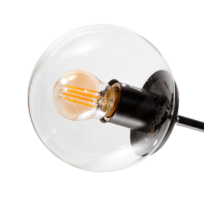 Lámpara de Techo Sputnik Negro Mate E27 40w 5 Luces