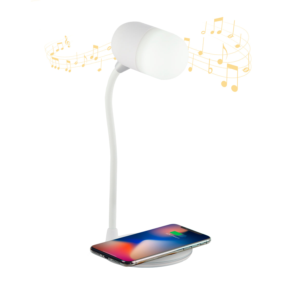 Lámpara Inalámbrica de Escritorio Multifunción 2 en 1 con Altavoz Bluetooth  5.0 -  