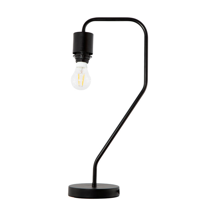 Lámpara de Mesa Dark Decor Negro E27 40w 1 Luz