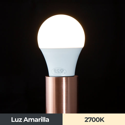 Foco LED A19 12W 6500K 16 Piezas — Lumimexico Distribuidores